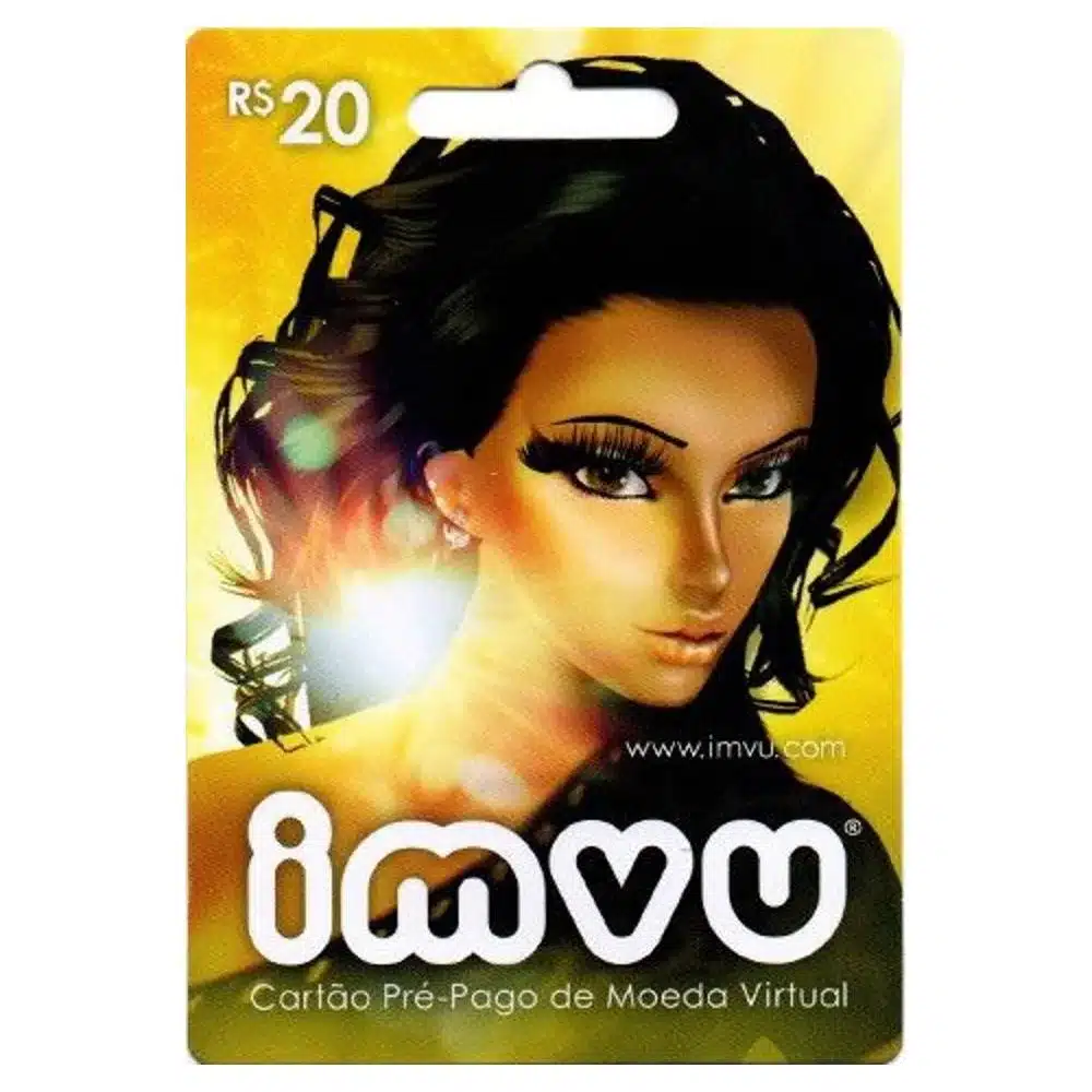 Comprar IMVU - Cartão Pré-Pago R$ 10 Reais