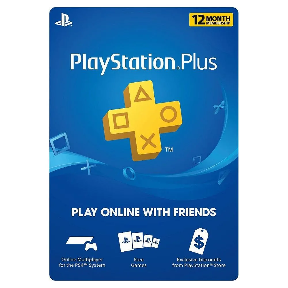 Playstation – Cartão PSN Plus 12 meses USA – WOW Games