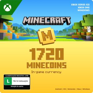 Minecraft: Pacote de Minecoins: 1720 Moedas