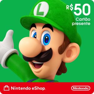 Nintendo - Cartão Presente Digital 50 Reais