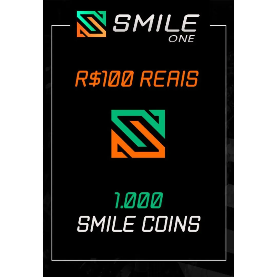 Smile One – 1000 Smile Coins – Cartão R$ 100 – WOW Games