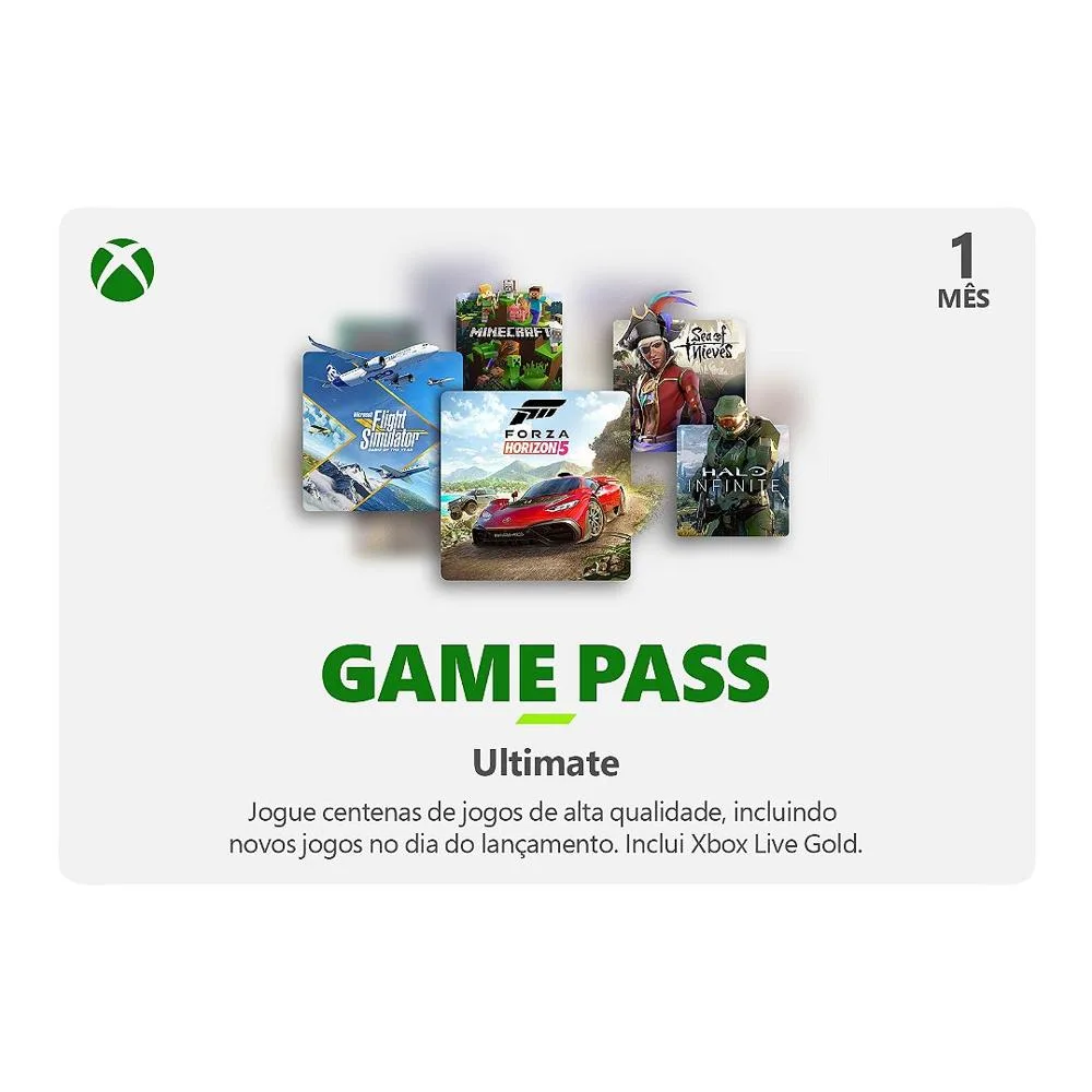 Jogos grátis e assinatura Xbox Live Gold