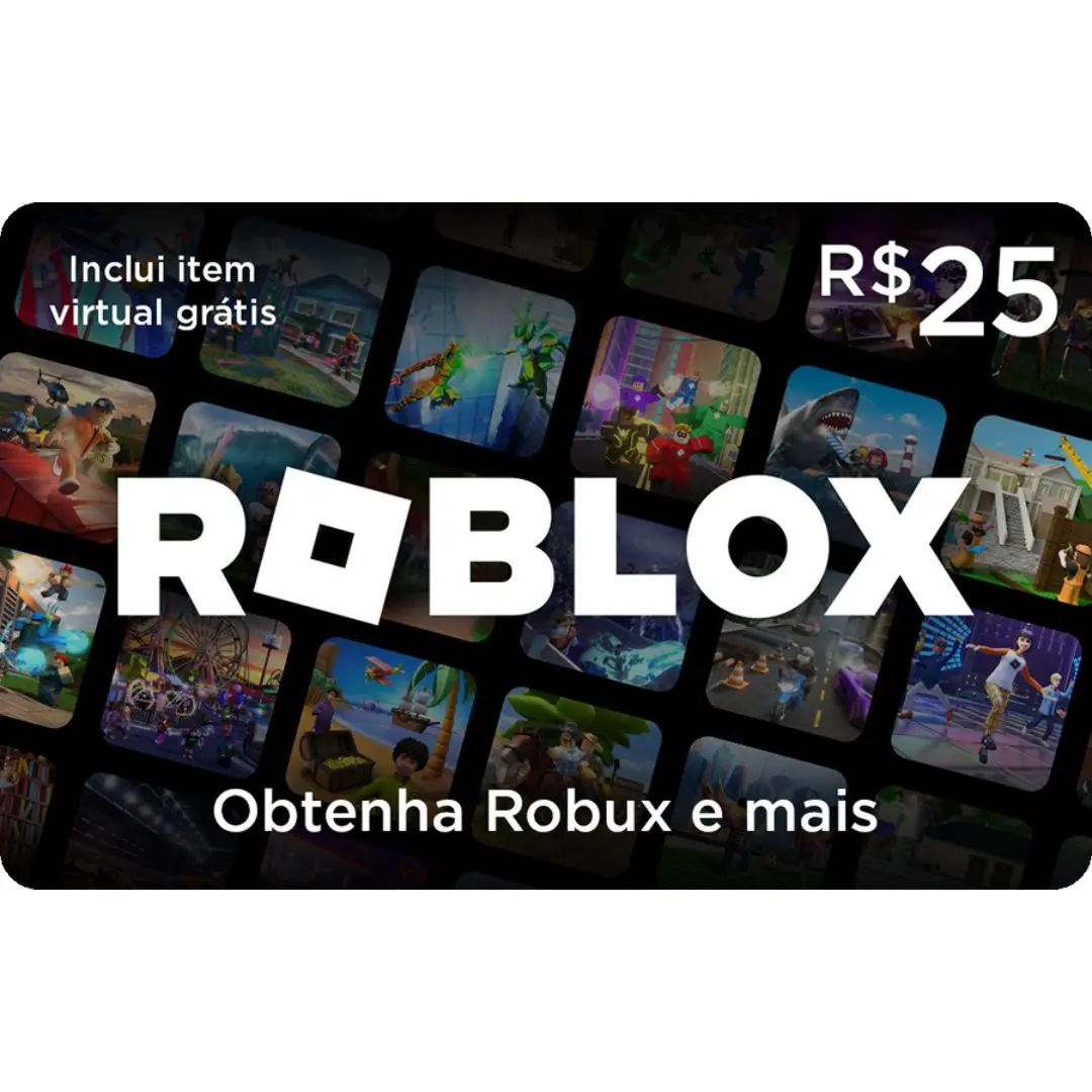 Gift Card Digital Roblox R$25 - Mobile - Compre na Nuuvem