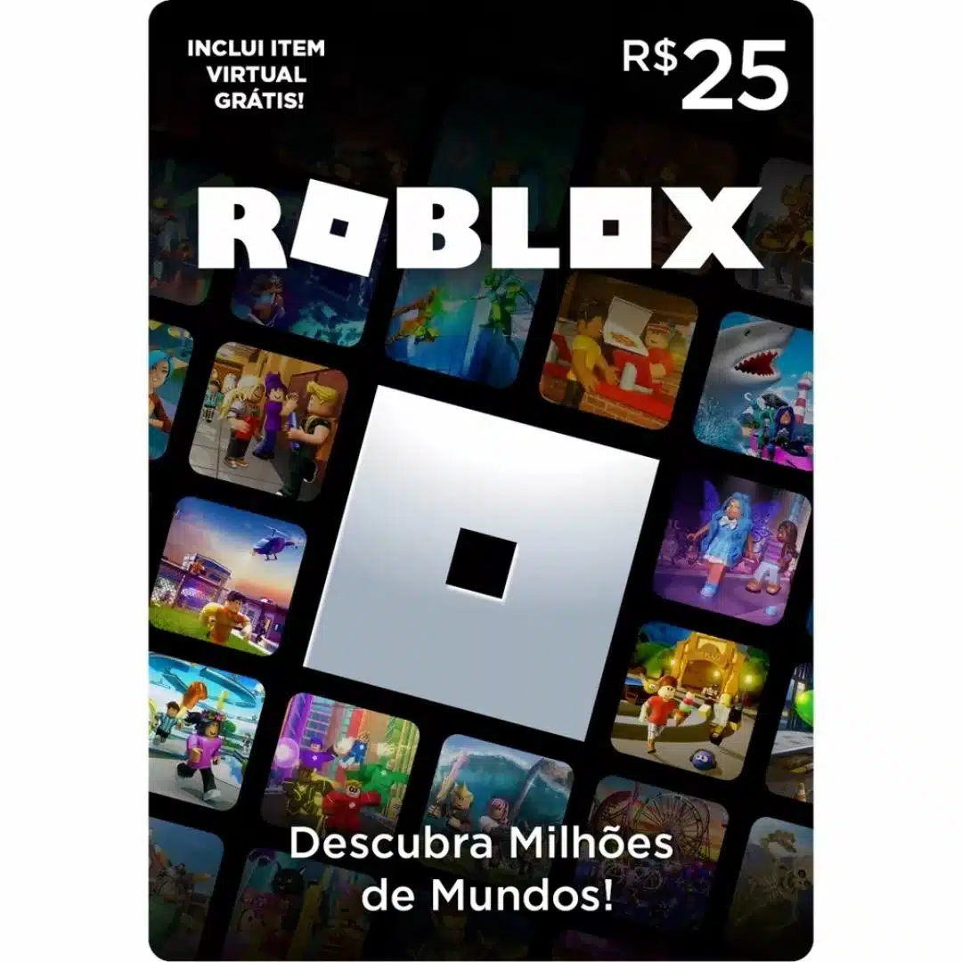 Gift Card Digital Roblox R$25 - Mobile - Compre na Nuuvem