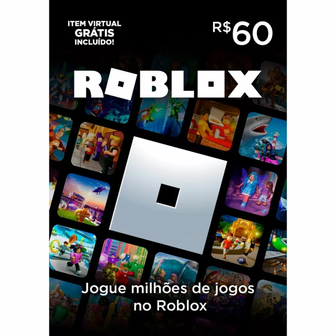 Roblox – Cartão Presente Digital R$60,00 – WOW Games