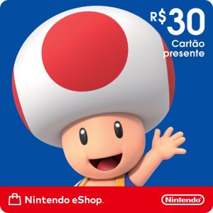 Nintendo - Cartão Presente Digital 30 Reais