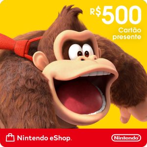 Nintendo - Cartão Presente Digital 500 Reais