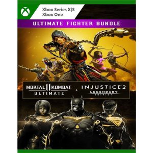 Mortal Kombat 11 Ultimate + Injustice 2 Ed. Lendária - Xbox One / Series X|S - Código 25 Dígitos
