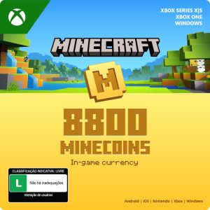 Minecraft: Pacote de Minecoins: 8800 Moedas