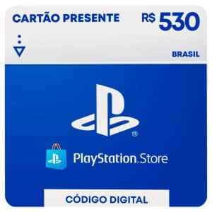 R$530 PlayStation Store - Cartão Presente Digital [Exclusivo Brasil]